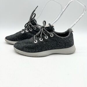 Allbirds Wool Runner Athletic Sneakers Comfort Shoes Lace-up Charcoal Gray Sz 8